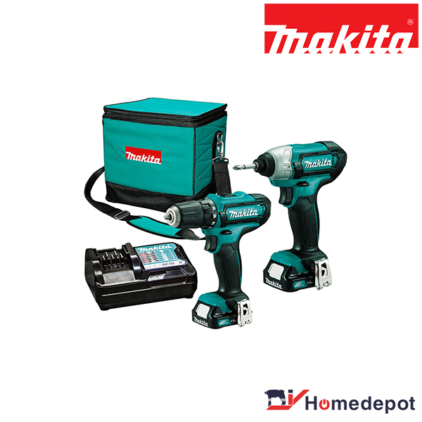 Bộ máy bắt vít dùng pin 10.8V Makita CLX201S