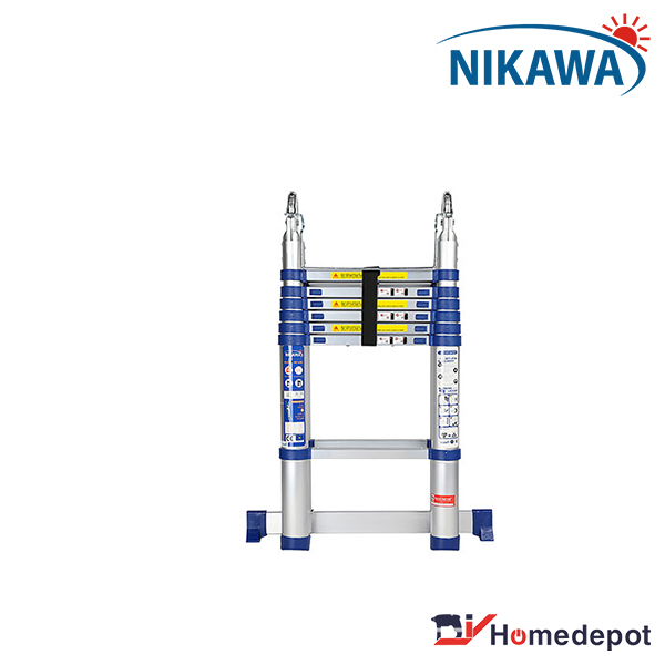 Thang nhôm rút đôi Nikawa NK-50AI - Chiếc thang gia đình hoàn hảo